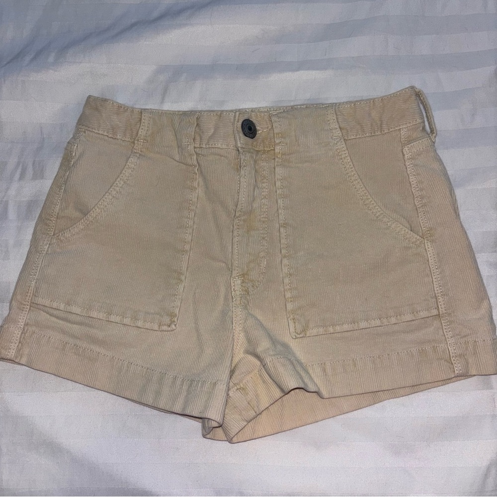 American Eagle High Waisted Corduroy Shorts